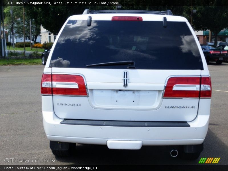 White Platinum Metallic Tri-Coat / Stone 2010 Lincoln Navigator 4x4