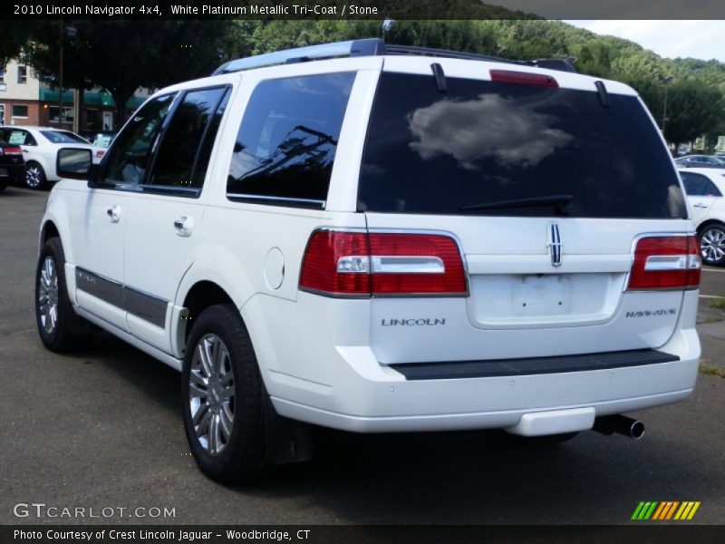 White Platinum Metallic Tri-Coat / Stone 2010 Lincoln Navigator 4x4