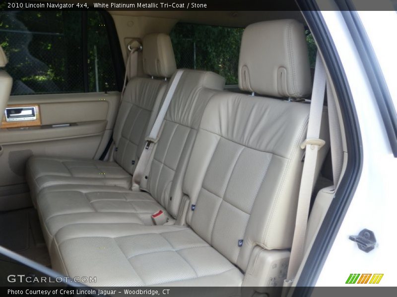 White Platinum Metallic Tri-Coat / Stone 2010 Lincoln Navigator 4x4