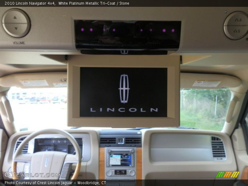 White Platinum Metallic Tri-Coat / Stone 2010 Lincoln Navigator 4x4