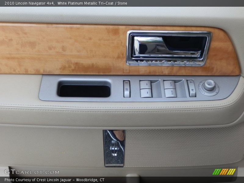 White Platinum Metallic Tri-Coat / Stone 2010 Lincoln Navigator 4x4