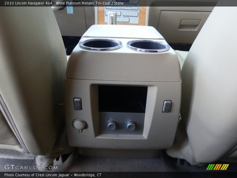 White Platinum Metallic Tri-Coat / Stone 2010 Lincoln Navigator 4x4