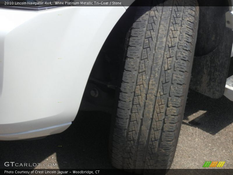 White Platinum Metallic Tri-Coat / Stone 2010 Lincoln Navigator 4x4