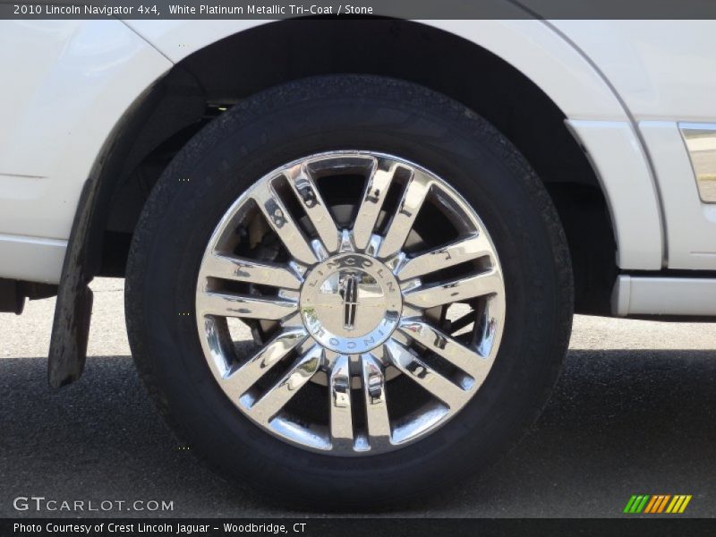White Platinum Metallic Tri-Coat / Stone 2010 Lincoln Navigator 4x4