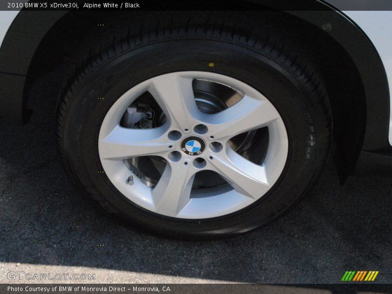 Alpine White / Black 2010 BMW X5 xDrive30i