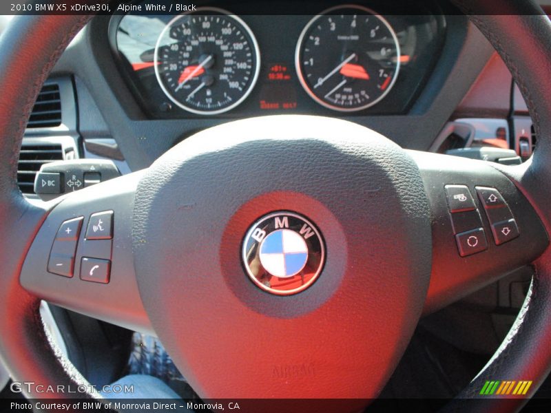 Alpine White / Black 2010 BMW X5 xDrive30i