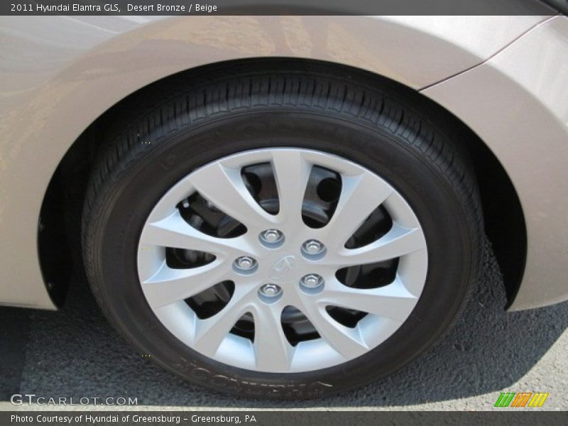 Desert Bronze / Beige 2011 Hyundai Elantra GLS