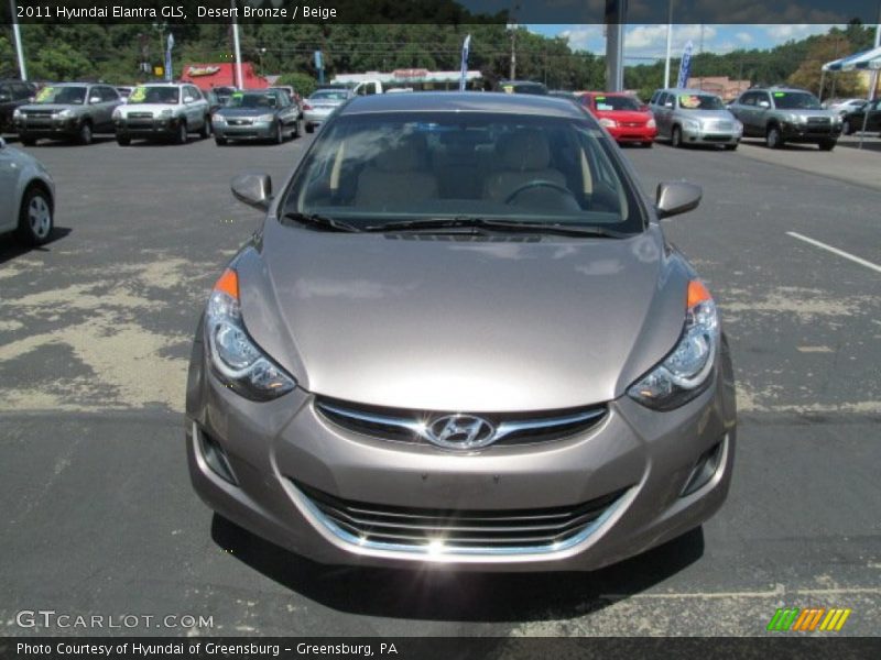 Desert Bronze / Beige 2011 Hyundai Elantra GLS
