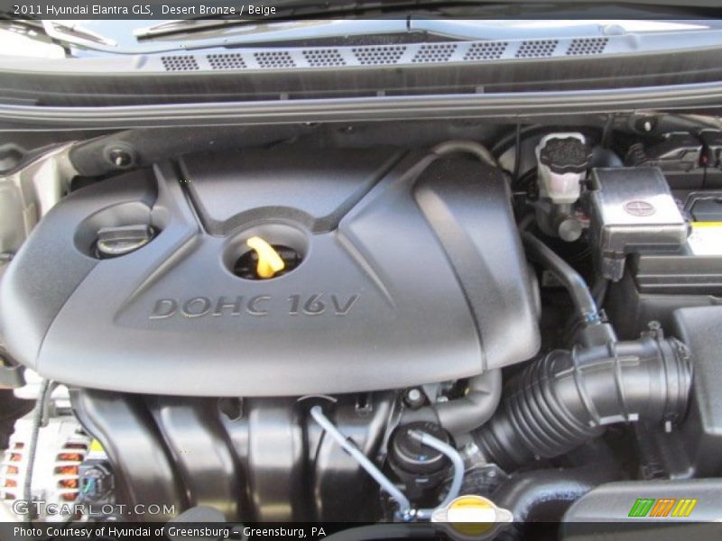 Desert Bronze / Beige 2011 Hyundai Elantra GLS