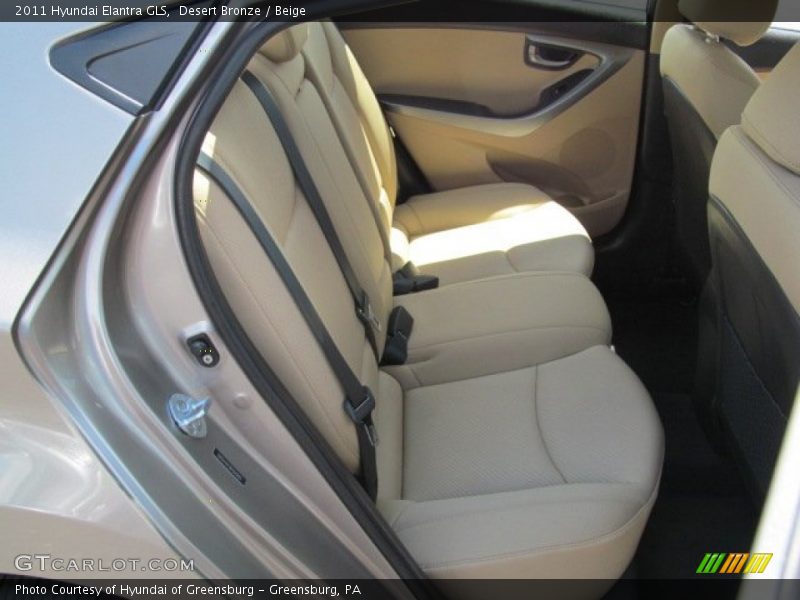 Desert Bronze / Beige 2011 Hyundai Elantra GLS
