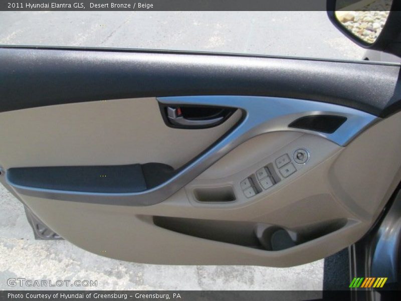 Desert Bronze / Beige 2011 Hyundai Elantra GLS