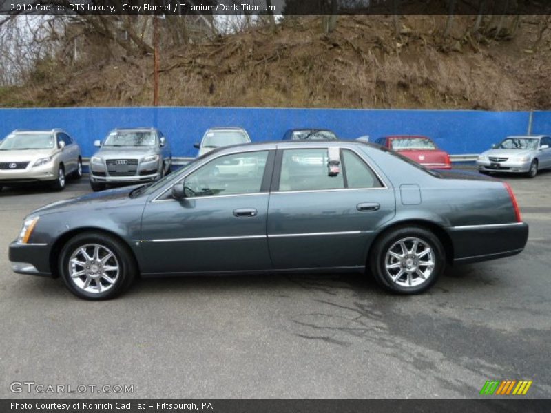 Grey Flannel / Titanium/Dark Titanium 2010 Cadillac DTS Luxury