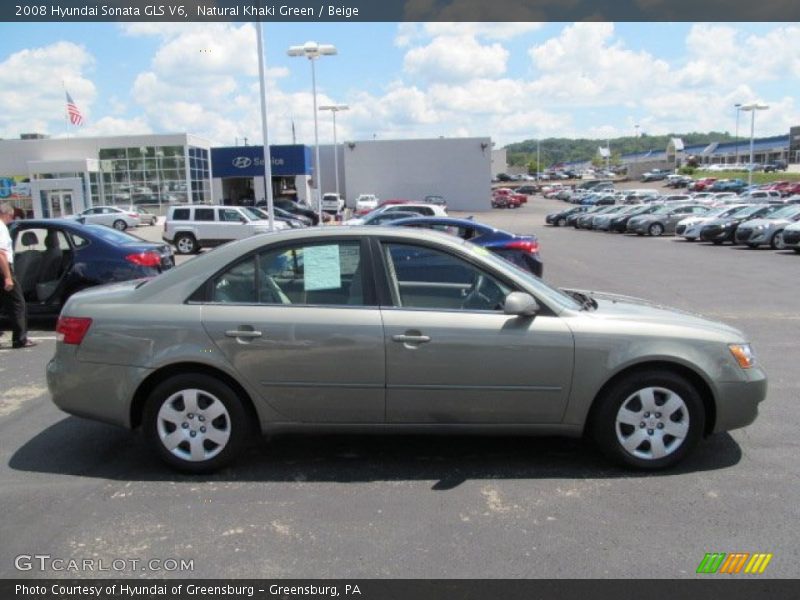 Natural Khaki Green / Beige 2008 Hyundai Sonata GLS V6