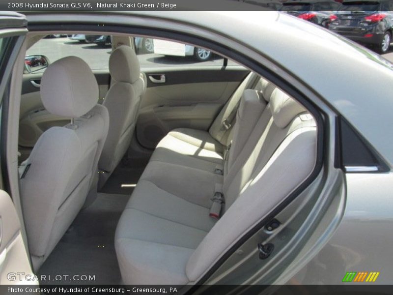 Natural Khaki Green / Beige 2008 Hyundai Sonata GLS V6