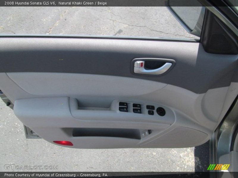 Natural Khaki Green / Beige 2008 Hyundai Sonata GLS V6