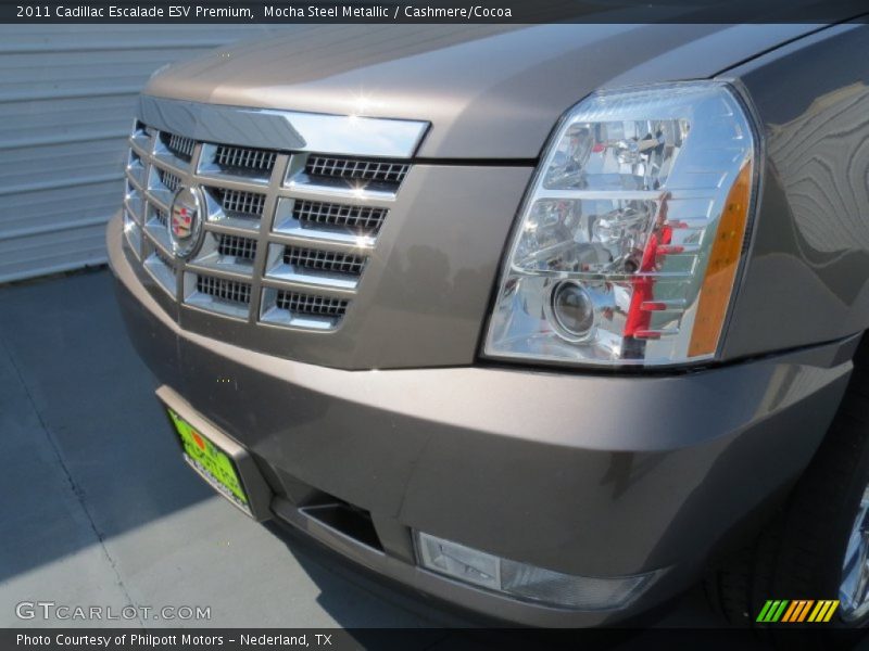 Mocha Steel Metallic / Cashmere/Cocoa 2011 Cadillac Escalade ESV Premium