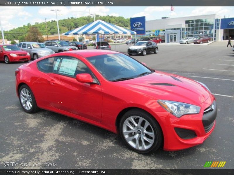 Tsukuba Red / Black Cloth 2013 Hyundai Genesis Coupe 2.0T