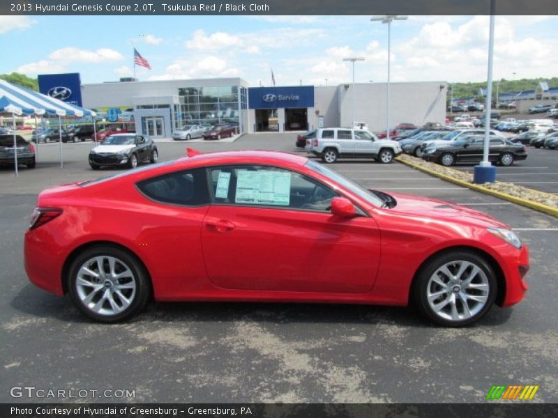Tsukuba Red / Black Cloth 2013 Hyundai Genesis Coupe 2.0T