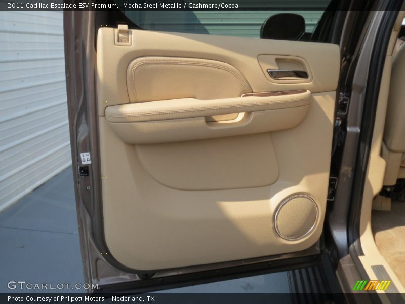 Mocha Steel Metallic / Cashmere/Cocoa 2011 Cadillac Escalade ESV Premium