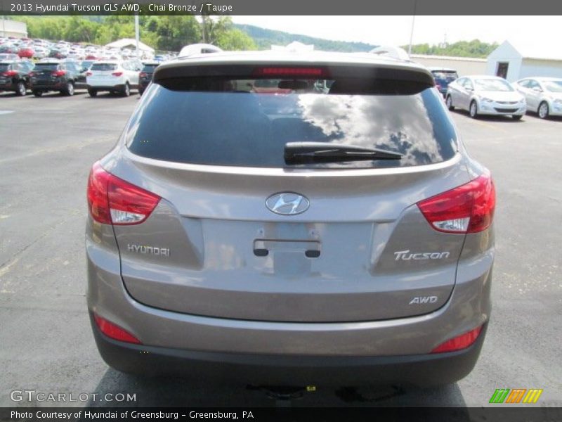 Chai Bronze / Taupe 2013 Hyundai Tucson GLS AWD