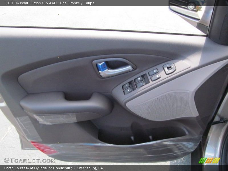 Chai Bronze / Taupe 2013 Hyundai Tucson GLS AWD