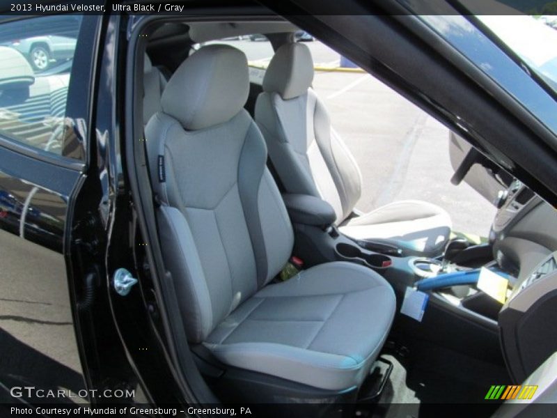 Ultra Black / Gray 2013 Hyundai Veloster