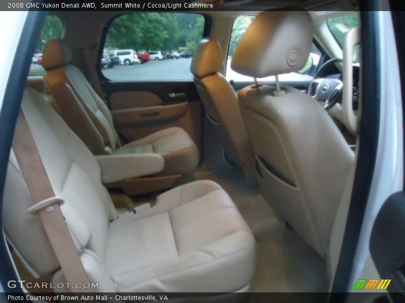Summit White / Cocoa/Light Cashmere 2008 GMC Yukon Denali AWD