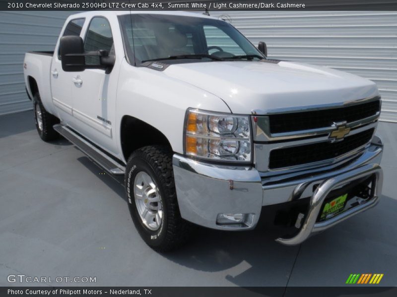Summit White / Light Cashmere/Dark Cashmere 2010 Chevrolet Silverado 2500HD LTZ Crew Cab 4x4