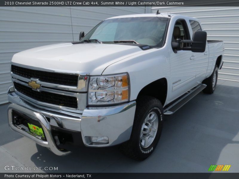 Front 3/4 View of 2010 Silverado 2500HD LTZ Crew Cab 4x4