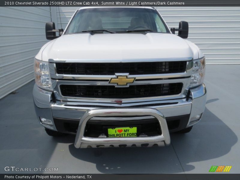 Summit White / Light Cashmere/Dark Cashmere 2010 Chevrolet Silverado 2500HD LTZ Crew Cab 4x4