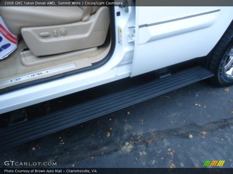 Summit White / Cocoa/Light Cashmere 2008 GMC Yukon Denali AWD