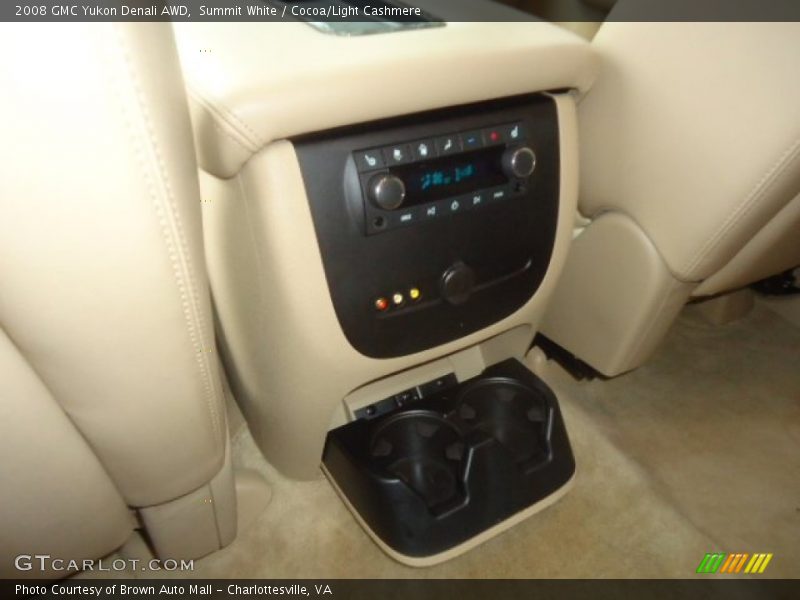 Summit White / Cocoa/Light Cashmere 2008 GMC Yukon Denali AWD