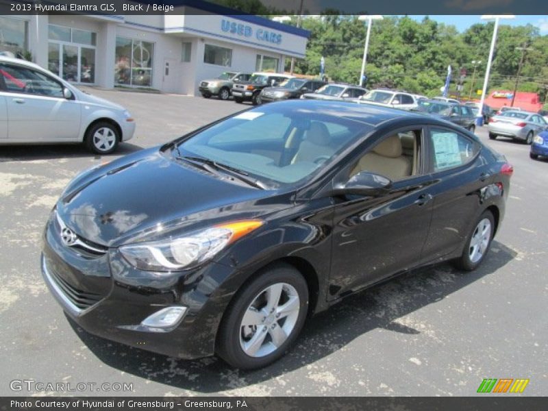 Black / Beige 2013 Hyundai Elantra GLS