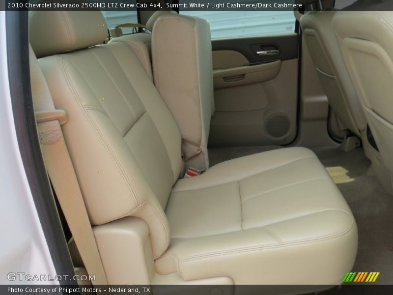 Rear Seat of 2010 Silverado 2500HD LTZ Crew Cab 4x4