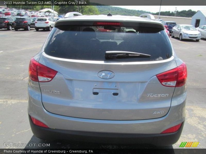 Graphite Gray / Black 2013 Hyundai Tucson GLS AWD