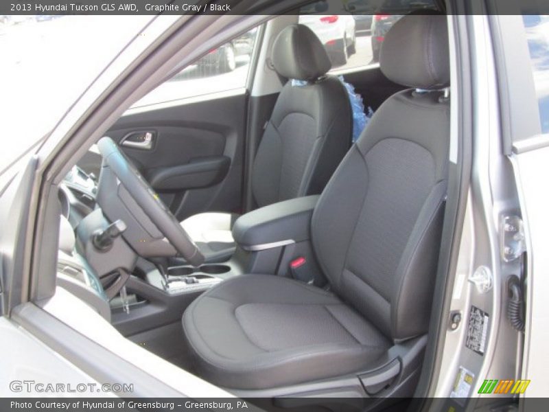 Graphite Gray / Black 2013 Hyundai Tucson GLS AWD