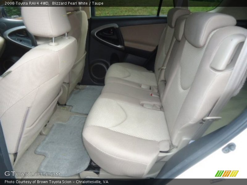 Blizzard Pearl White / Taupe 2008 Toyota RAV4 4WD
