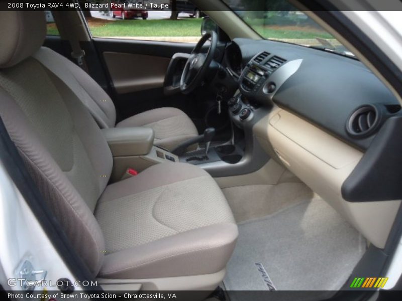 Blizzard Pearl White / Taupe 2008 Toyota RAV4 4WD