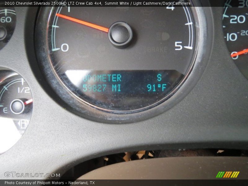 Summit White / Light Cashmere/Dark Cashmere 2010 Chevrolet Silverado 2500HD LTZ Crew Cab 4x4