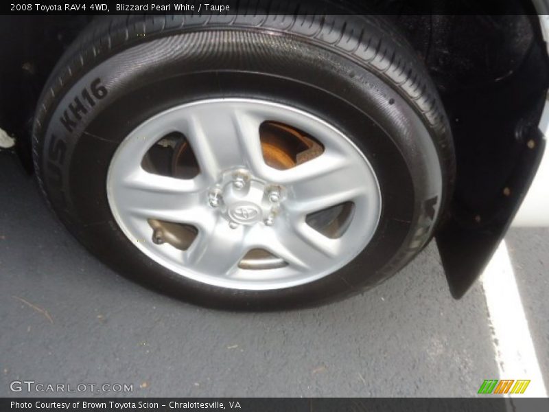 Blizzard Pearl White / Taupe 2008 Toyota RAV4 4WD