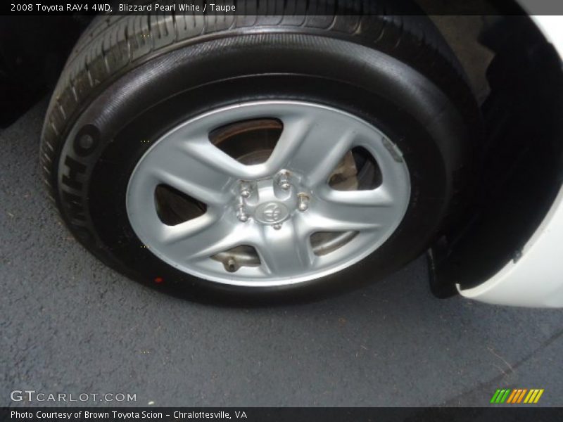 Blizzard Pearl White / Taupe 2008 Toyota RAV4 4WD