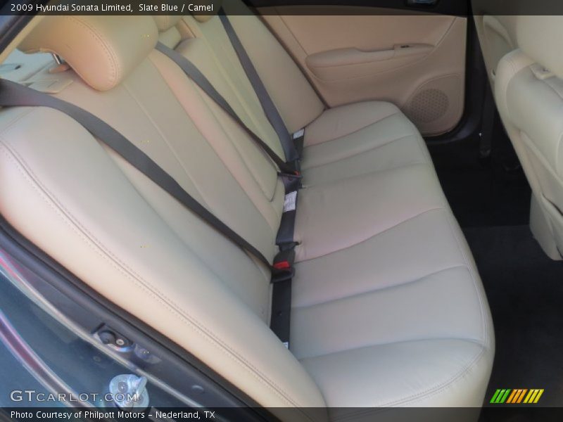 Slate Blue / Camel 2009 Hyundai Sonata Limited