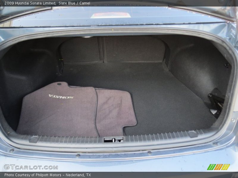 Slate Blue / Camel 2009 Hyundai Sonata Limited
