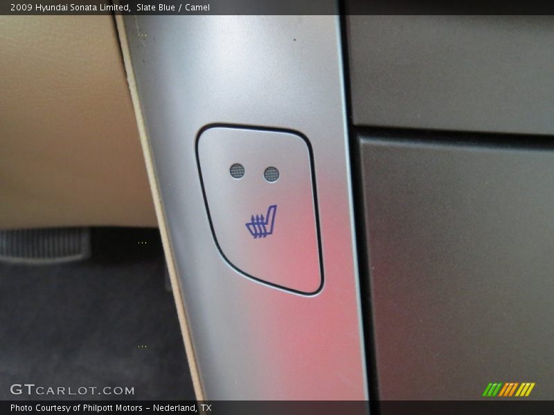 Slate Blue / Camel 2009 Hyundai Sonata Limited