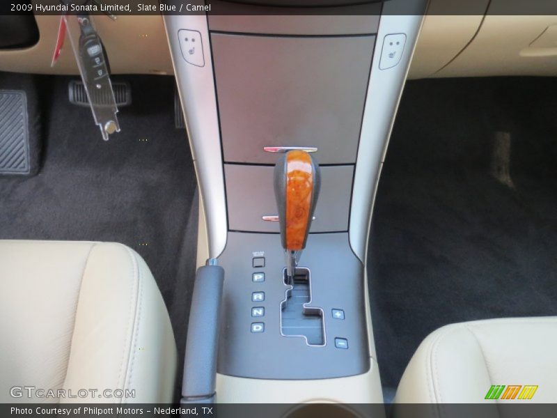 Slate Blue / Camel 2009 Hyundai Sonata Limited