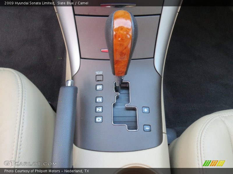 Slate Blue / Camel 2009 Hyundai Sonata Limited