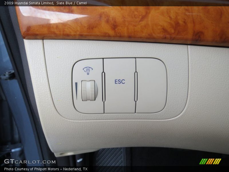 Slate Blue / Camel 2009 Hyundai Sonata Limited