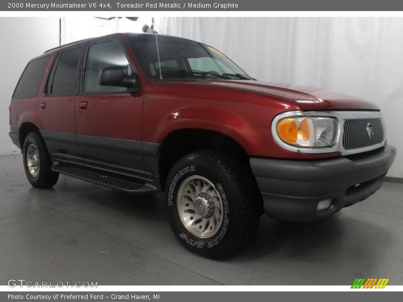Toreador Red Metallic / Medium Graphite 2000 Mercury Mountaineer V6 4x4