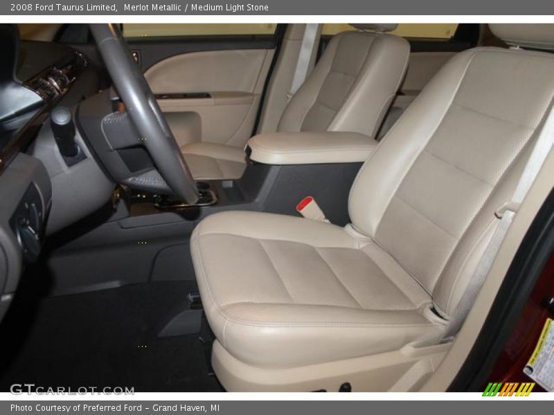 Merlot Metallic / Medium Light Stone 2008 Ford Taurus Limited