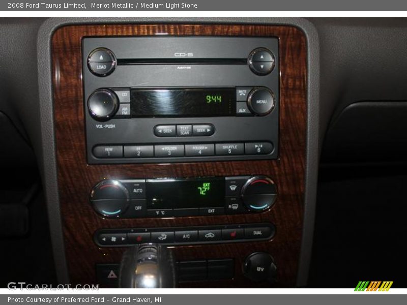 Merlot Metallic / Medium Light Stone 2008 Ford Taurus Limited